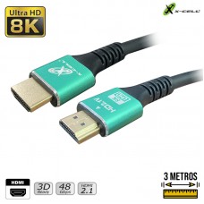 Cabo HDMI 3m 8K XC-8K3 X-Cell